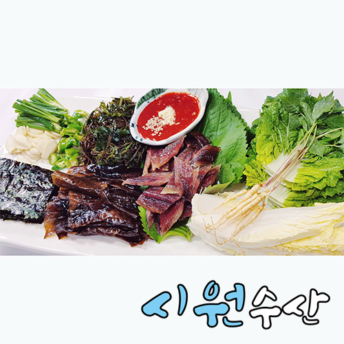 완전손질과메기15마리+해초모듬+야채모듬+초고추장330g (3~4인분)